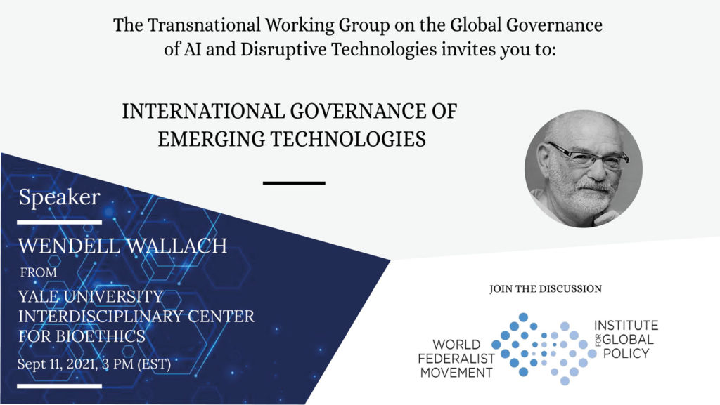 WFM/IGP International Governance of Emerging Technologies