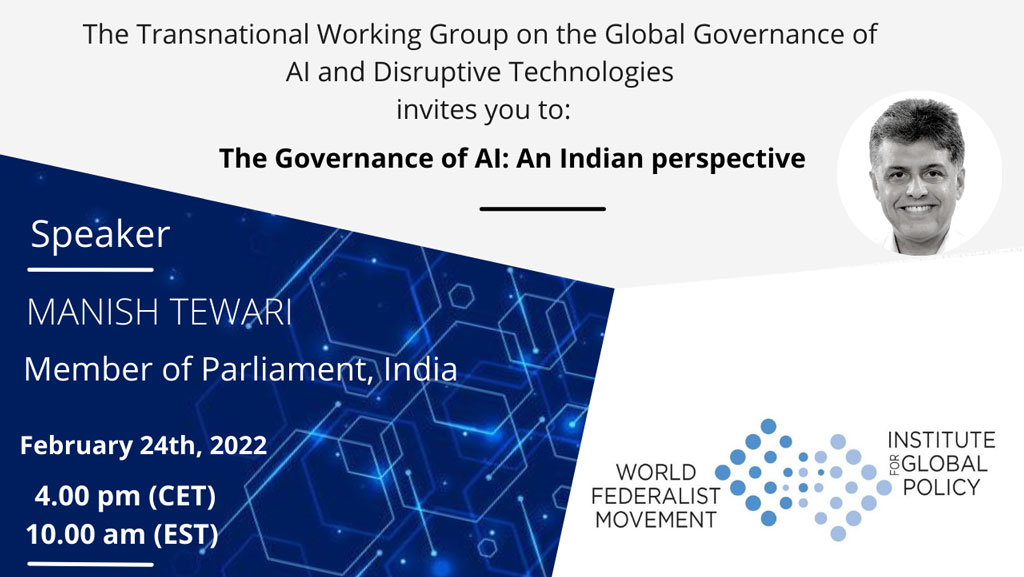 WFM / IGP The Governance of AI: An Indian Perspective